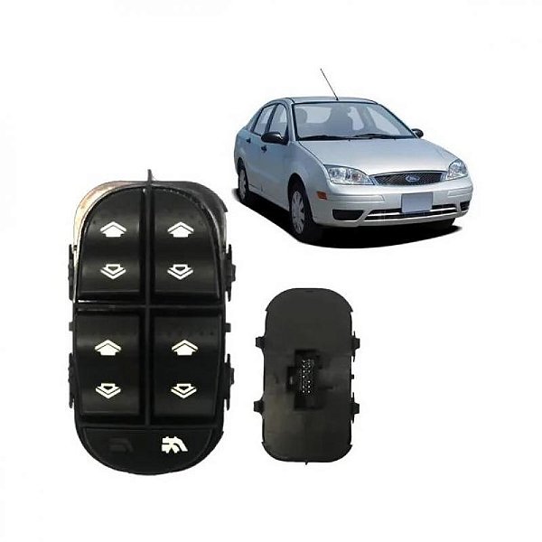 Interruptor de vidro focus ford de 1998 a 2008 dianteiro esquerdo quádruplo