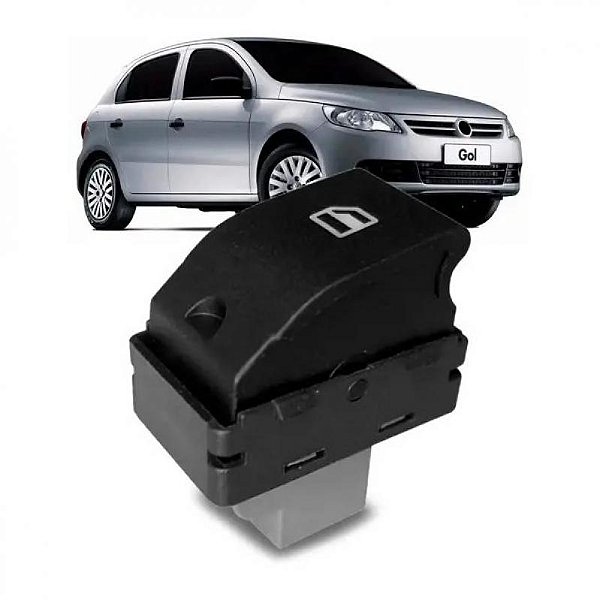 Interruptor de vidro gol geração cinco volkswagen de 2009 a 2012 traseiro com bloqueio