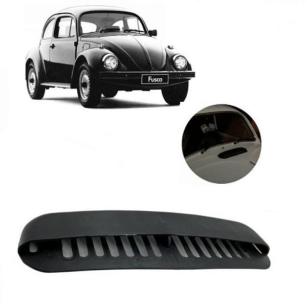 Moldura inferior para choque fusca volkswagen para entrada de ar