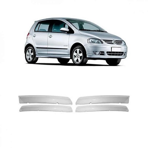 Friso da grade fox e crossfox volkswagen de 2004 a 2007 dianteiro cromado