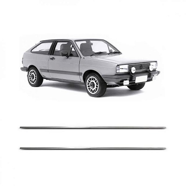 Friso da caixa de entrada de ar gol volkswagen de 1980 a 1986 cromado