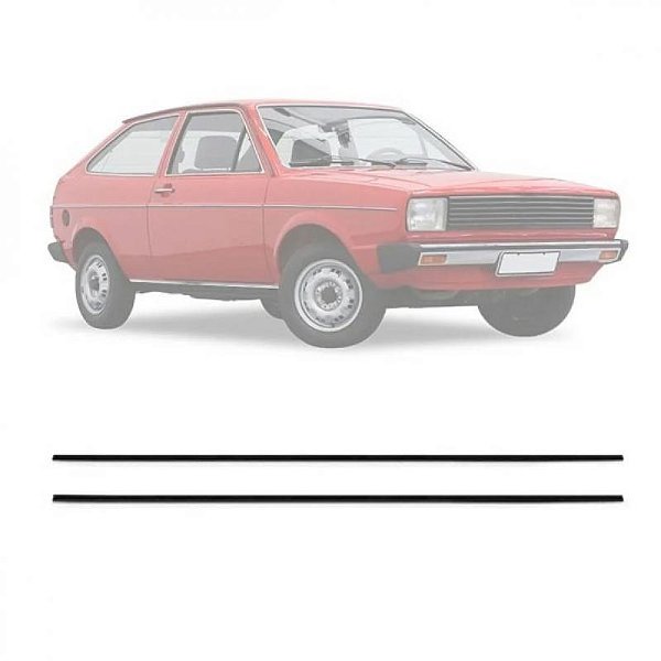 Friso da caixa de entrada de ar gol volkswagen de 1980 a 1986 preto