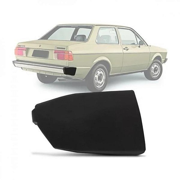 Ponteira de para choque voyage volkswagen de 1982 a 1984 preto