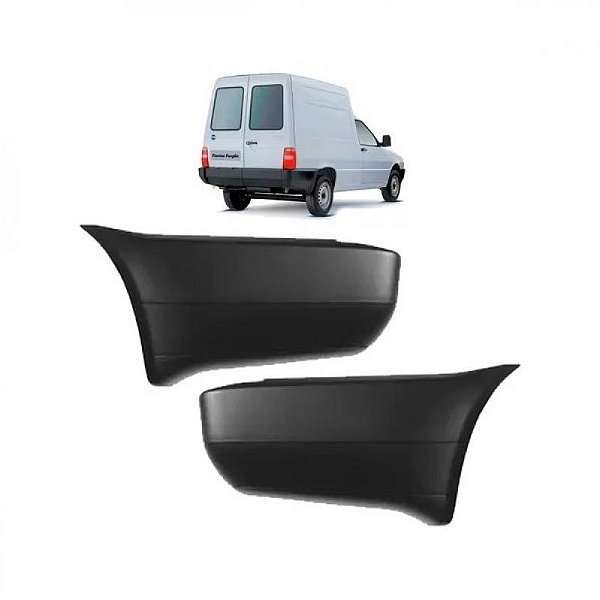 Ponteira de para choque fiorino fiat de 2004 a 2012 traseiro lado esquerdo