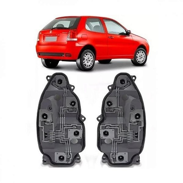 Circuito de lanterna traseira palio fiat de 2004 a 2011 lado direito tipo zoiao