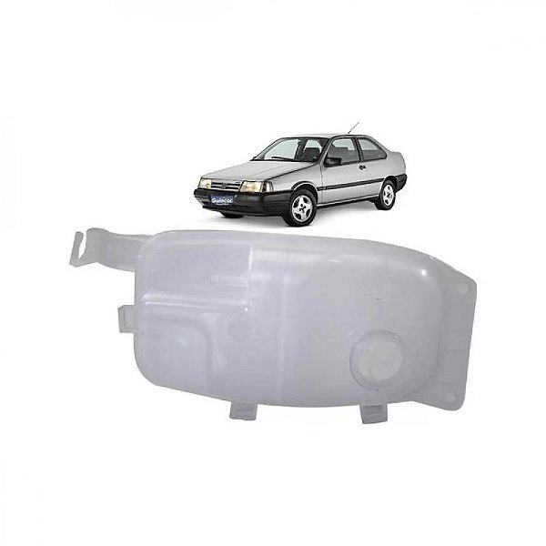 Reservatório de água do radiador tempra fiat de 1991 a 1998 sem sensor