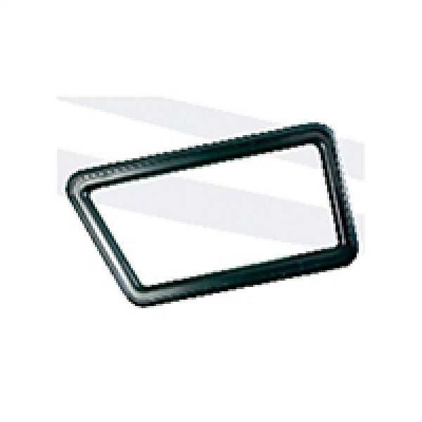 Moldura de maçaneta de porta gol volkswagen de 1987 a 1994 lado esquerdo cinza com duas peças