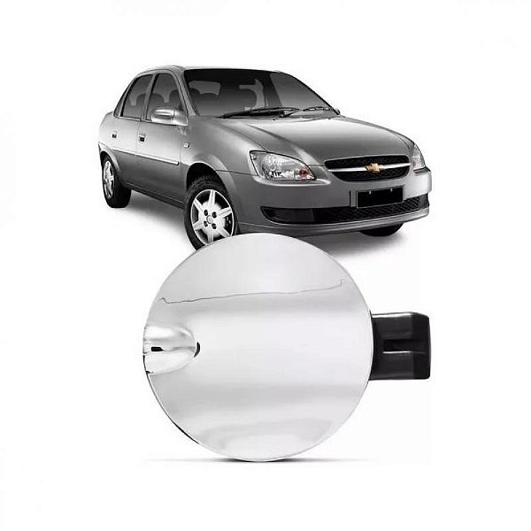 Portinhola do tanque de combustível corsa picape chevrolet de 1994 a 2016 cromada