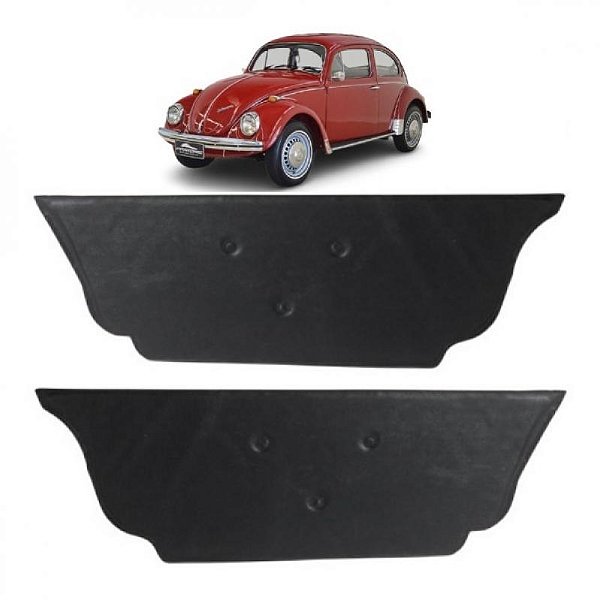Rodapés fusca volkswagen de 1969 a 1972 vermelho escuro