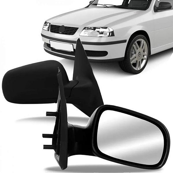 Retrovisor externo gol volkswagen de 1999 a 2008 lado direito bicolor duas portas para adaptação