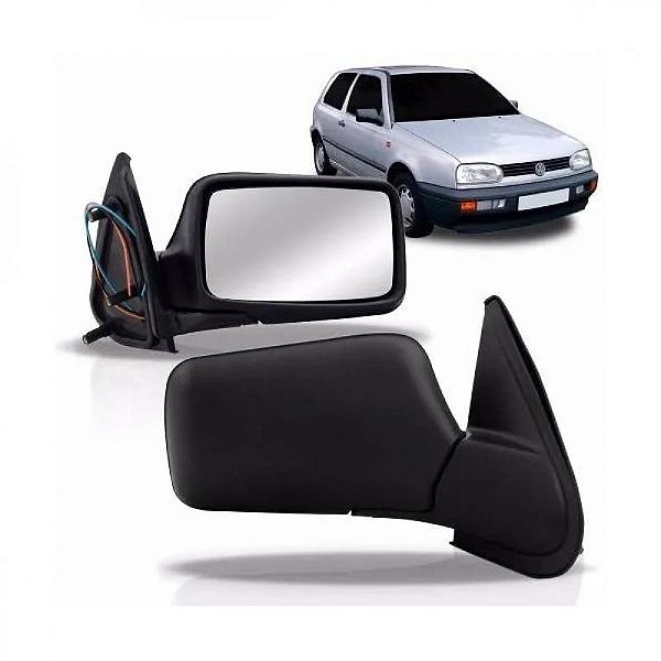 Retrovisor externo golf volkswagen de 1995 a 1998 lado direito verde escuro elétrico