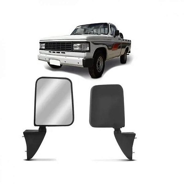 Retrovisor externo d20 chevrolet de 1991 a 1996 lado esquerdo verde escuro