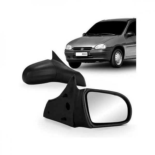 Retrovisor externo corsa chevrolet de 1994 a 2009 lado direito fixo