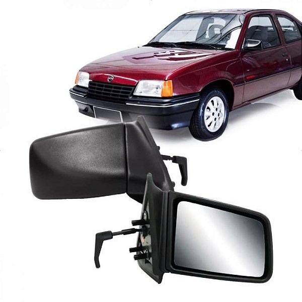 Retrovisor externo kadett chevrolet de 1989 a 1998 lado esquerdo com controle manual