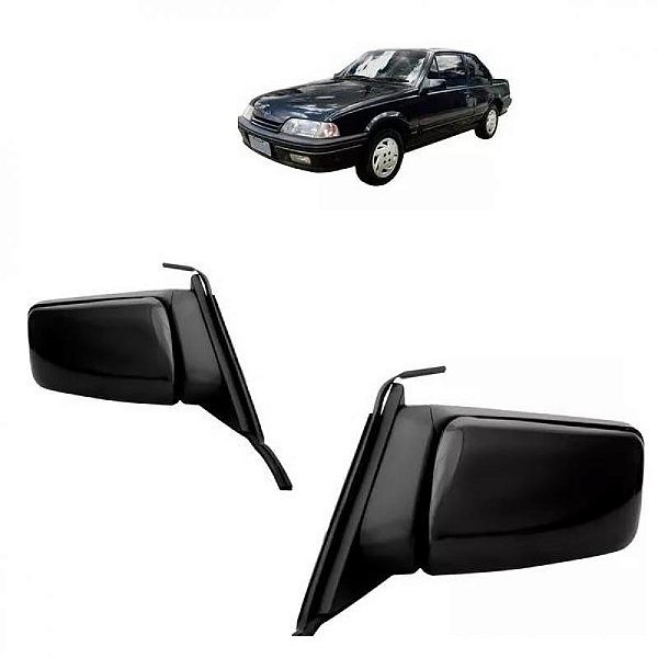 Retrovisor externo monza chevrolet de 1991 a 1993 lado direito para adaptação para 2 e 4 portas