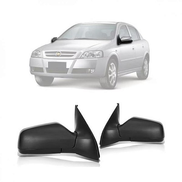 Retrovisor externo astra chevrolet de 1998 a 2012 lado esquerdo fixo para duas e quatro portas