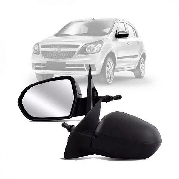 Retrovisor externo agile chevrolet de 2009 a 2014 montana chevrolet de 2011 a 2021 lado direito com controle manual