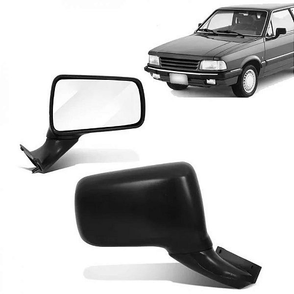 Retrovisor externo del rey ford de 1985 a 1992 e pampa ford de 1992 a 1997 lado direito verde escuro para adaptação