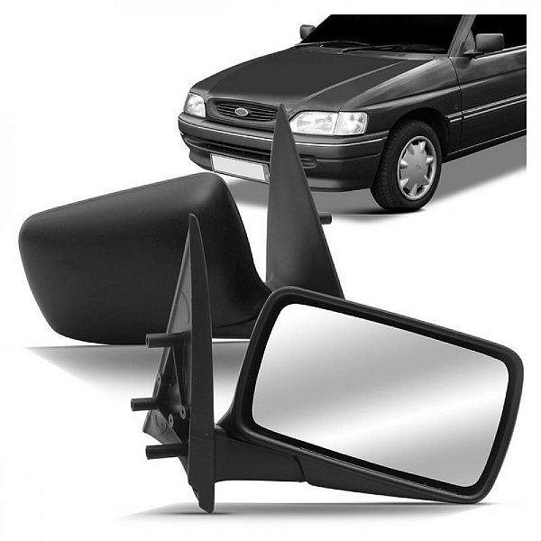 Retrovisor externo escort ford de 1993 a 1996 lado direito verde escuro para adaptação