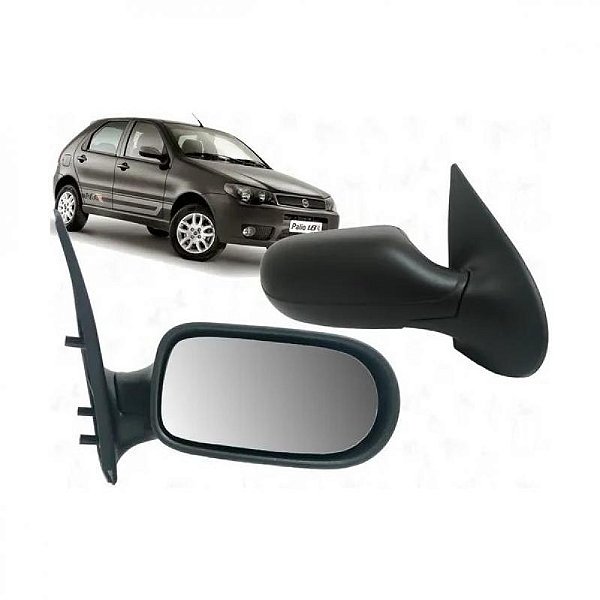 Retrovisor externo palio fiat de 2004 a 2011 lado esquerdo quatro portas tipo zoiao adaptação