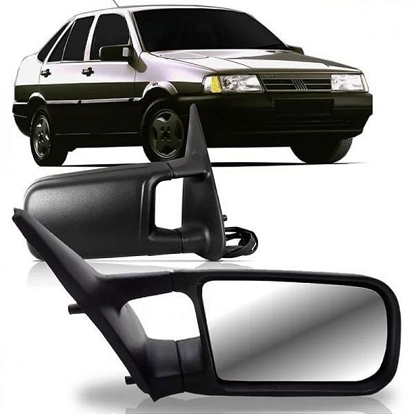 Retrovisor tempra fiat de 1991 a 1998 lado direito verde escuro externo elétrico quatro portas