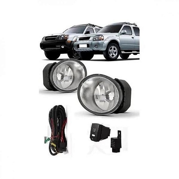Kit de farol auxiliar frontier e xterra nissan de 2003 a 2007