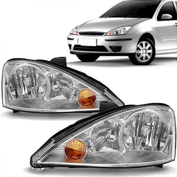 Farol focus ford de 2004 a 2008 lado esquerdo elétrico sem motor