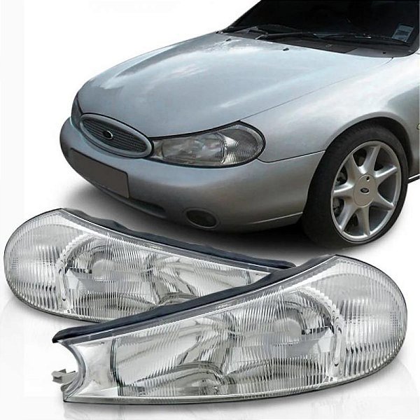 Farol mondeo ford de 1997 a 2002 lado esquerdo elétrico