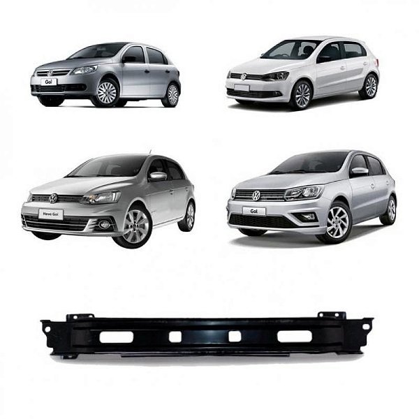 Alma de para choque gol saveiro voyage volkswagen de 2009 a 2022 dianteira quinta sexta sétima e oitava gerações