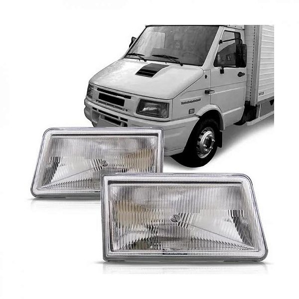 Farol daily iveco de 1997 a 2007 lado esquerdo