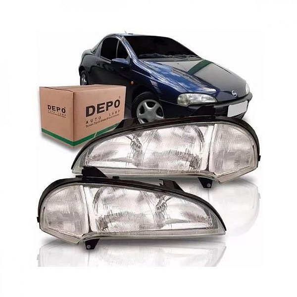 Farol tigra chevrolet de 1994 a 1999 lado direito elétrico sem motor