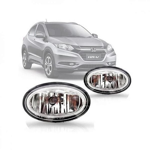 Farol auxiliar hrv honda de 2015 a 2018 lado esquerdo com lâmpada H8