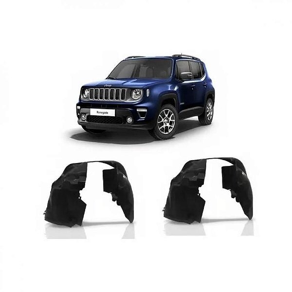 Para barro renegade jeep de 2015 a 2023 dianteiro lado esquerdo
