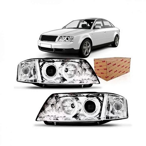 Farol a6 audi de 2001 a 2004 lado esquerdo limousine
