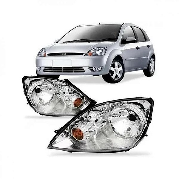 Farol fiesta amazon ford de 2003 a 2007 lado esquerdo