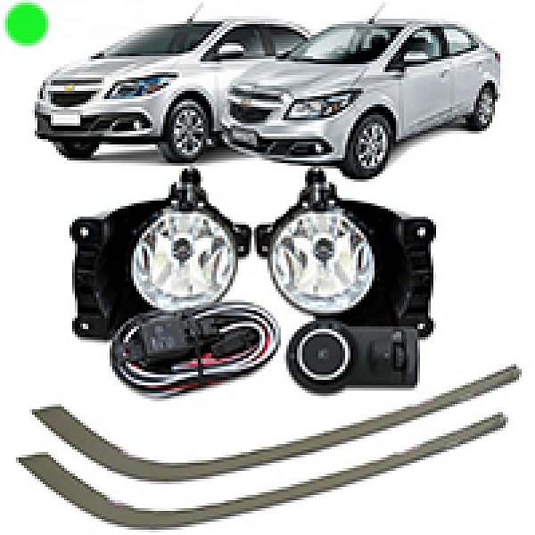 Kit farol auxiliar onix chevrolet de 2012 a 2016 LTZ