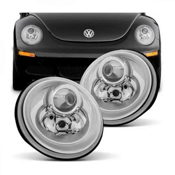 Farol new beetle volkswagen de 2006 a 2011 lado esquerdo elétrico sem motor