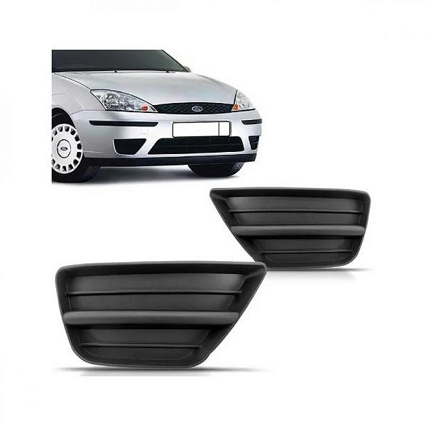 Grade de para choque focus ford de 2004 a 2008 dianteira lado direito sem furo