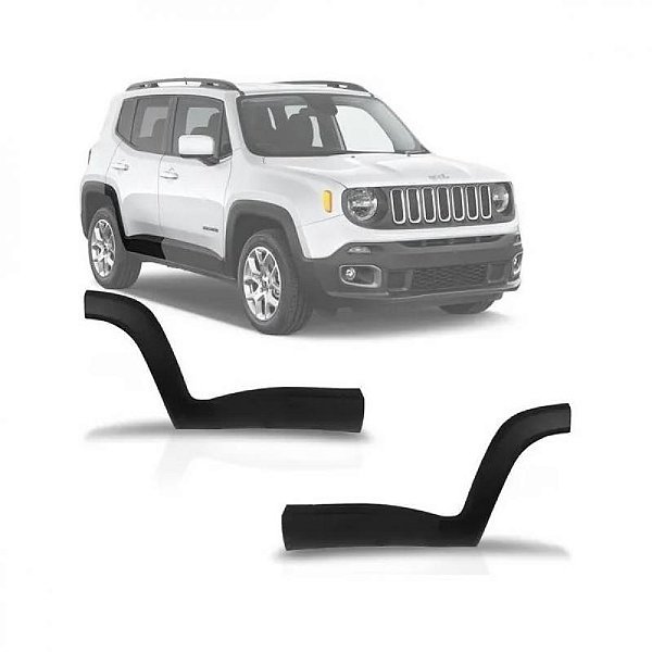 Moldura inferior para choque renegade jeep de 2015 a 2025 lateral da porta traseira lado esquerdo texturizada