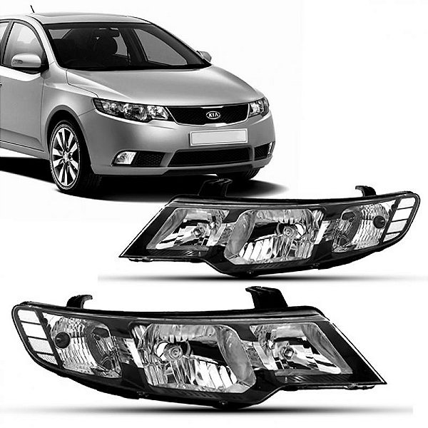 Farol cerato kia de 2009 a 2013 lado direito