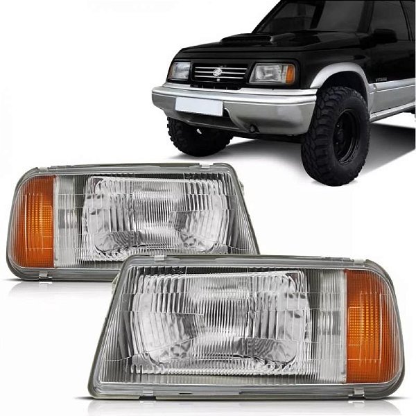 Farol vitara suzuki de 1990 a 1997 lado esquerdo manual