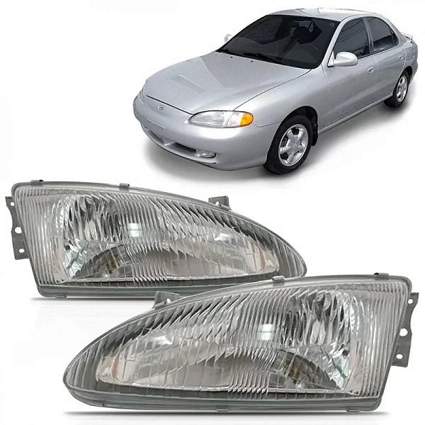 Farol elantra hyundai de 1997 a 1998 lado esquerdo