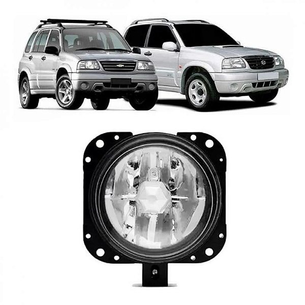 Farol auxiliar vitara suzuki de 2001 a 2007 e tracker chevrolet de 2001 a 2010 lado esquerdo