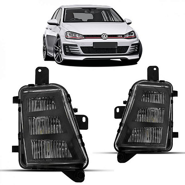 Farol golf volkswagen de 2014 a 2017 lado direito auxiliar com LED versão GTI