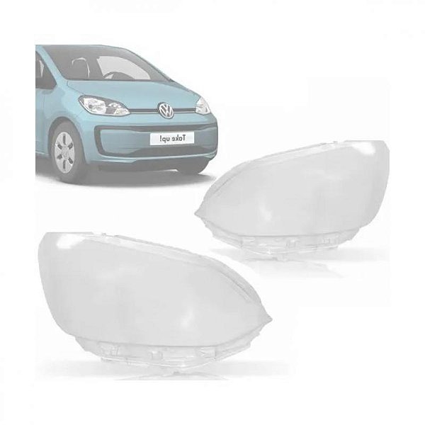 Lente do farol up volkswagen de 2017 a 2021 lado direito