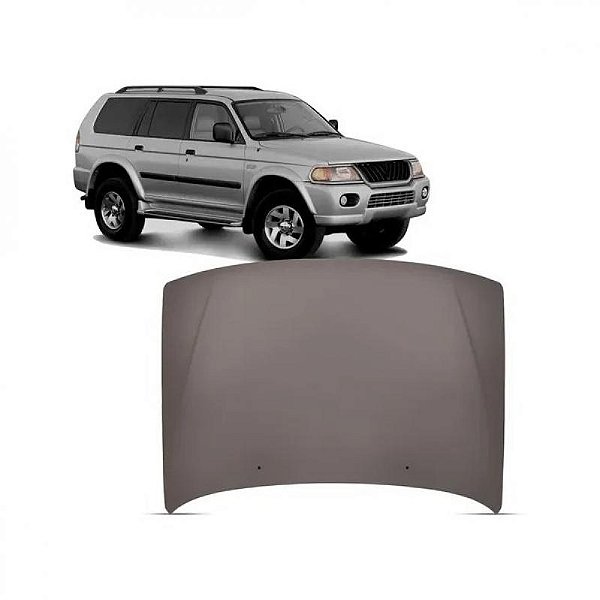 Capô pajero sport mitsubishi de 2000 a 2004 sem furo