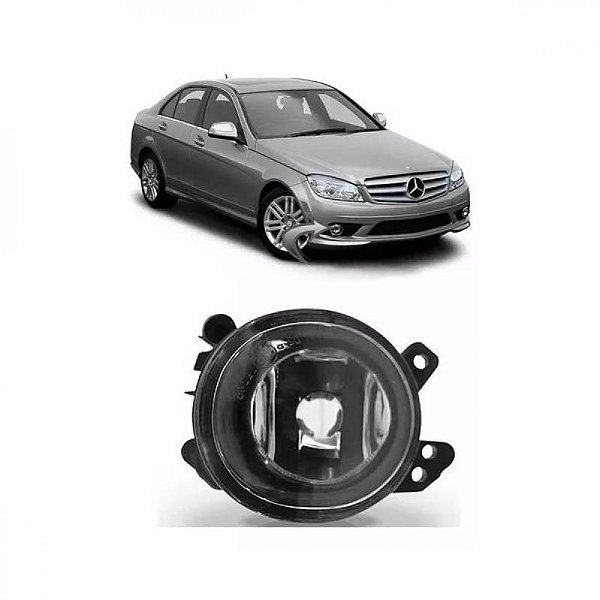 Farol auxiliar c180 mercedes benz de 2008 a 2011 e gla 200 mercedes benz de 2014 a 2017 lado esquerdo vidro H11