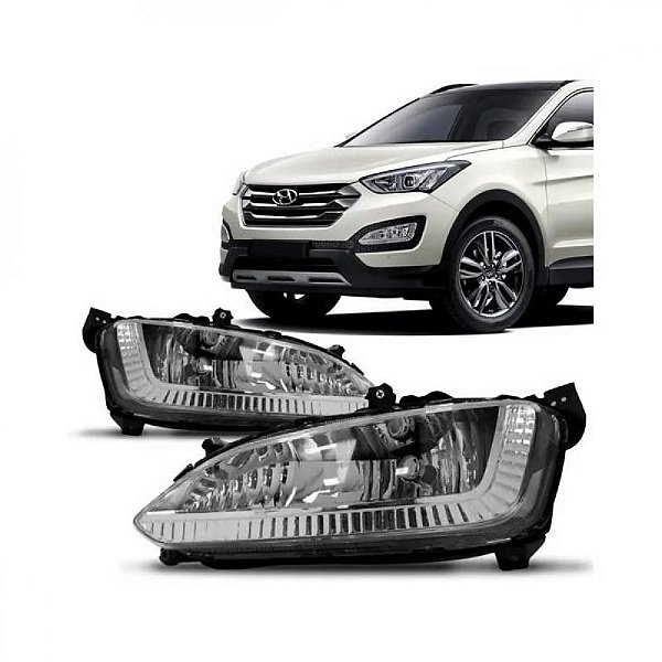 Farol auxiliar santa fe hyundai de 2014 a 2016 lado esquerdo sem LED