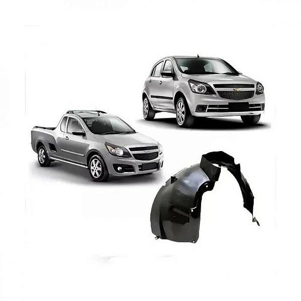 Para barro agile chevrolet de 2009 a 2014 e montana chevrolet de 2011 a 2021 dianteiro lado direito