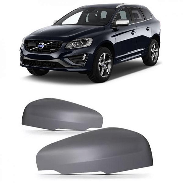 Capa de retrovisor externo xc60 volvo de 2014 a 2017 lado esquerdo primer